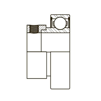 CSA104 12 | TURNER Mounted Ball Bearing Insert, 0.750 (3/4) Bore