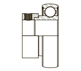RFB206 | TURNER Mounted Ball Bearing Housing (Housing Only), Iron