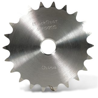 25B10 | BLACKSTAR Plain Bore Roller Chain Sprocket, #25 Chain, 10 Tooth