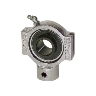 IPTCI BUCNPT206-18 Take-Up Ball Bearing Mounted Unit, 1.125 in Bore, Nickel-Plated Housing